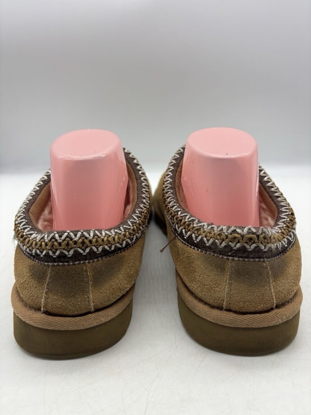 UGG Tasman 5955 Classic Chestnut Suede Sheepskin Wool Slippers Women's Size 8 - Picture 8 of 13